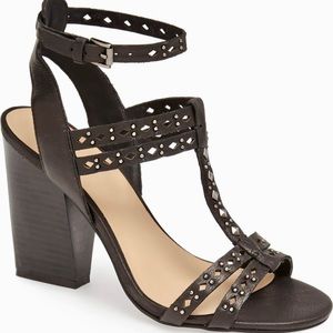 Joe’s women Ebony Cutout block heel sandals sz 8,5